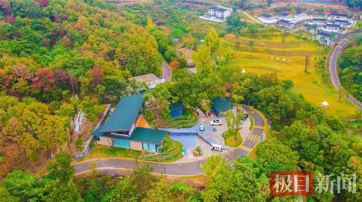 10月17日，与会嘉宾在随州市随县柳林镇双利村的“山月随人·明玉珍”韩屋度假区鸟瞰。（极目新闻记者 黄志刚 摄）.jpg