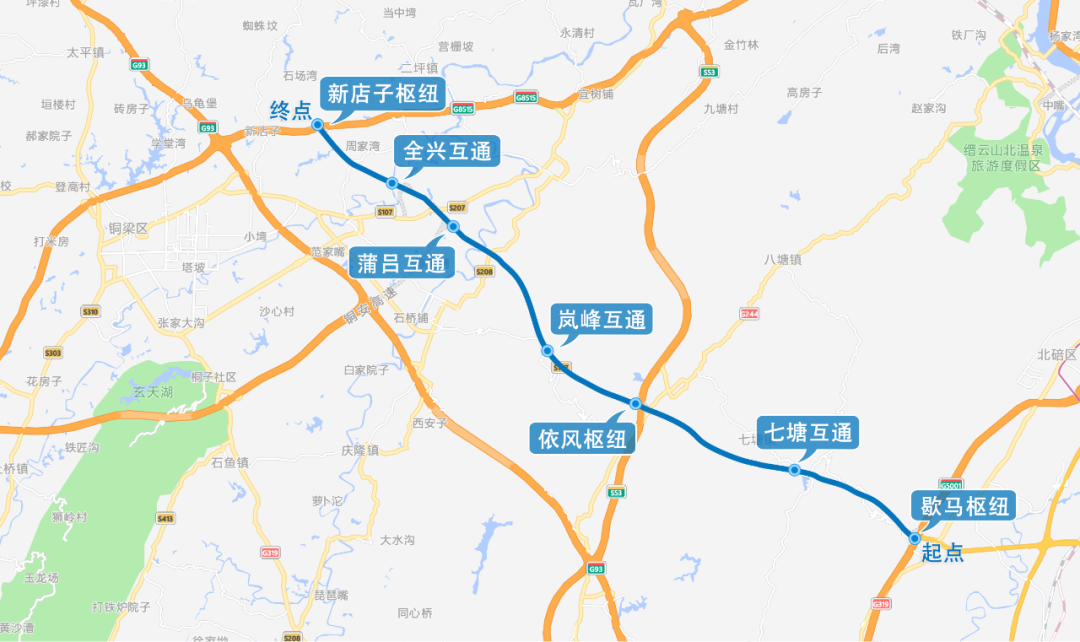 最新 | 渝遂高速复线通车，北碚⇌铜梁车程缩短15分钟→-第1张-信息-51硕博论文