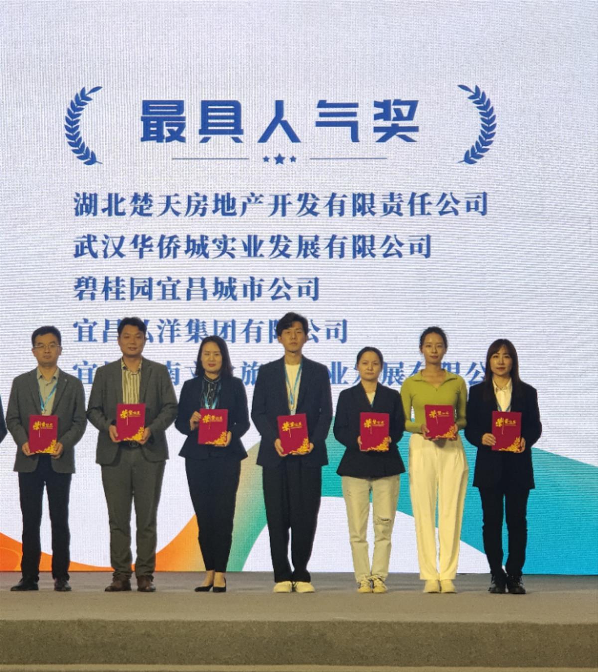 楚天地产在百余家品牌房企中，荣获展厅“最具人气奖”。.jpg