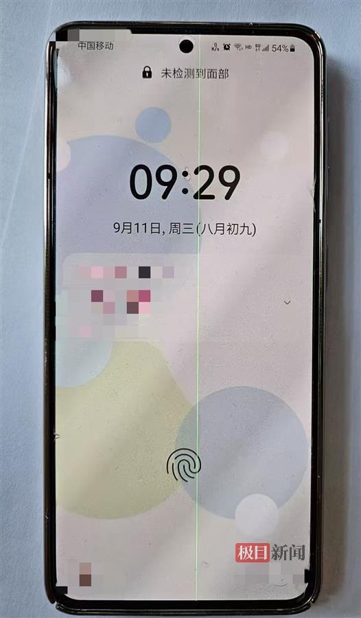 多名用户称三星手机屏幕出现绿线，客服：只能付费维修