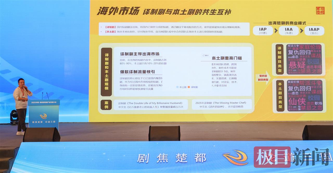 11月12日，2025中国·荆州微短剧产业发展大会上，与会嘉宾分享微短剧扬帆出海计划（极目新闻通讯员 肖琦 摄）.jpg