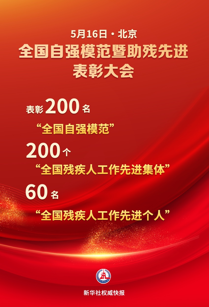 自强！助残！全国200个集体260名个人受到表彰