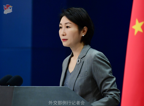 毛宁 资料图 图源：外交部网站