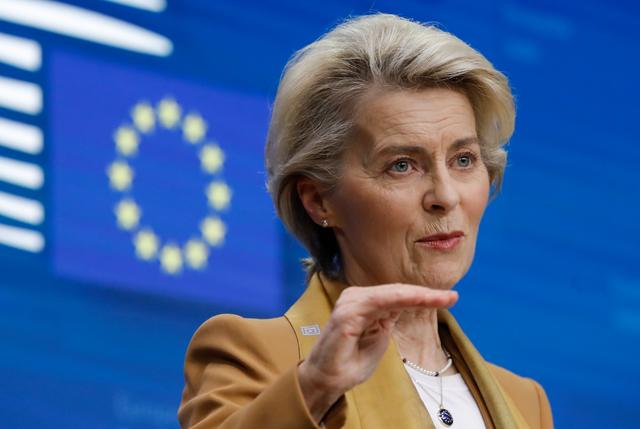 欧盟委员会主席冯德莱恩 资料图