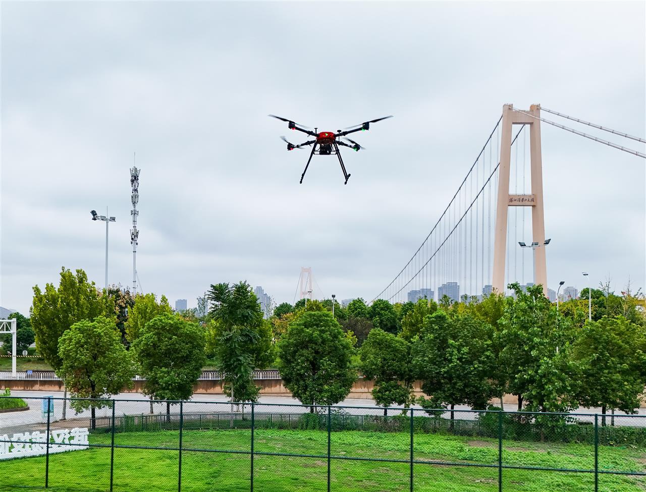 洪山低空经济——无人机和大桥同框.jpg