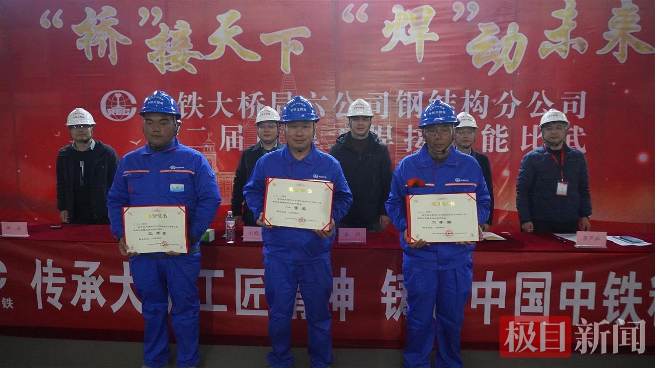 2025年12月19日，中铁大桥局六公司电焊工技能比武颁奖  冉建周摄.jpg