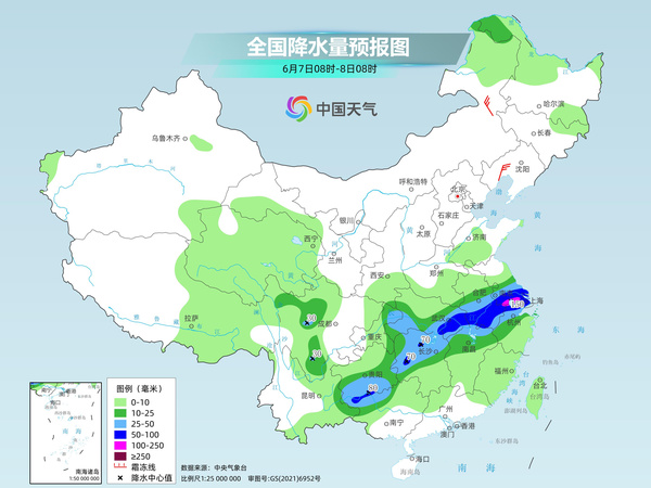 高考首日长江沿线将现强降雨，南北多地高温持续