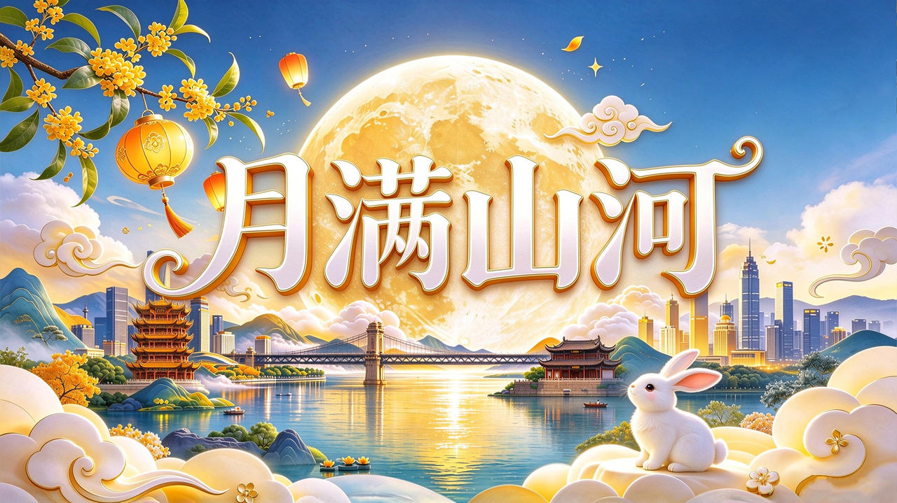 月满山河