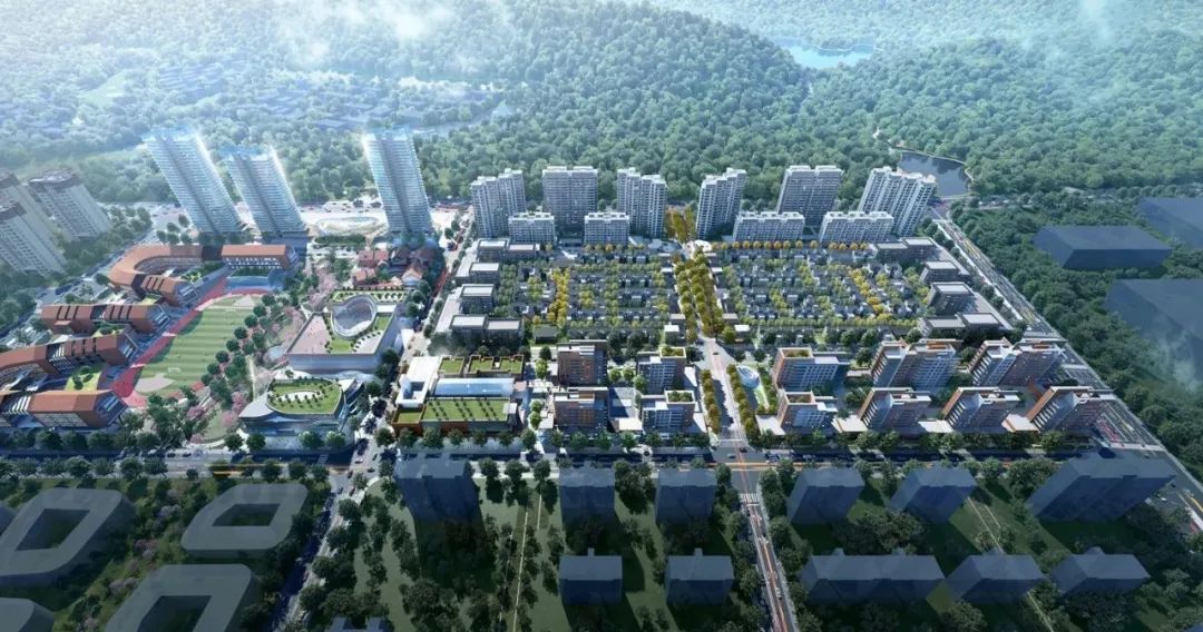 光谷国际人才社区租赁房地块项目整体效果图。市房管局供图