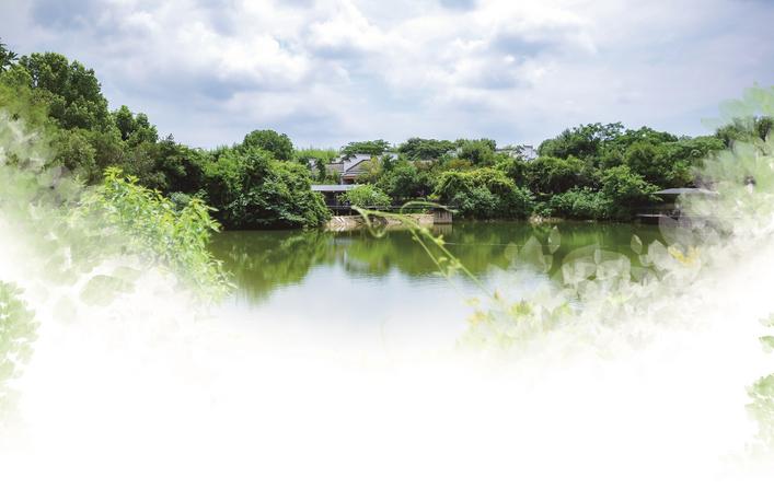 郑店街竹馨庄园美丽风光（极目新闻记者刘中灿 摄）