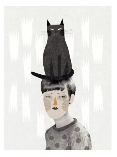 玛蒂尔德·奥比埃《头顶有只猫》