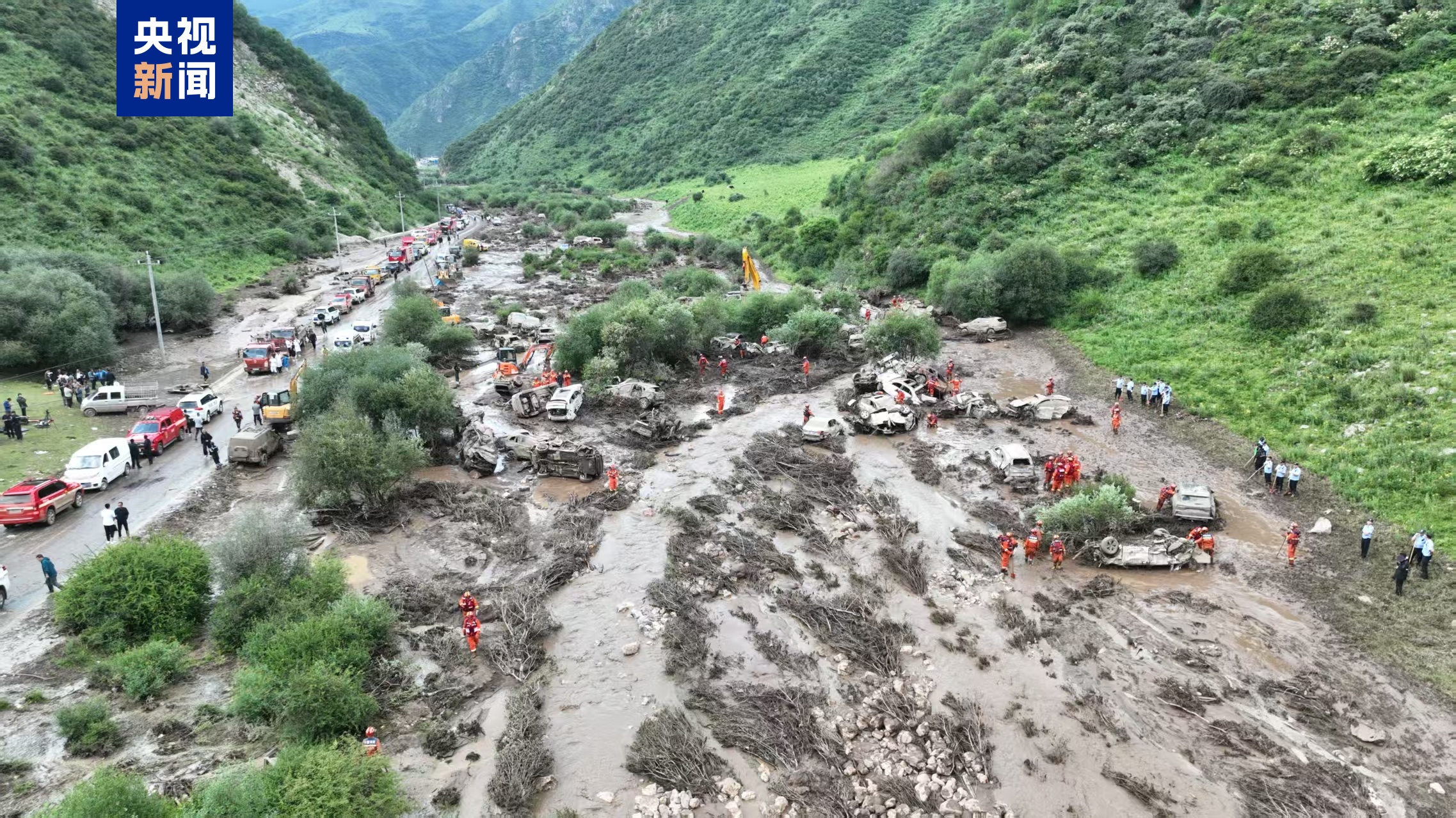 甘肃渭源县一景区发生山洪 两部门派出工作组赴现场