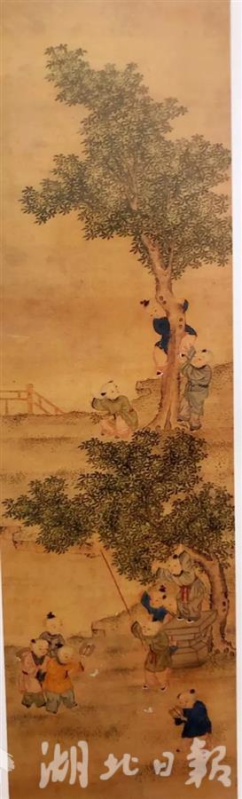  清代《婴戏图》（湖北省博物馆供图）