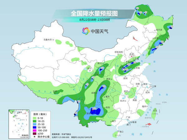 全国多地降雨持续 长江中下游部分地区今后7天高温“全勤”