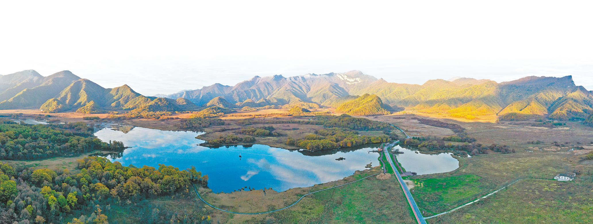 神农架大九湖秋色惹人醉。 （湖北日报全媒记者 梅涛 摄）