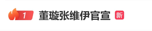演员董璇张维伊正式官宣婚姻关系！此前董璇在综艺中公开再婚消息