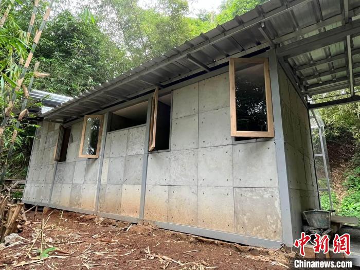 房屋原型的后立面(图片来自Muhammad Arief Irfan)。　施普林格·自然 供图