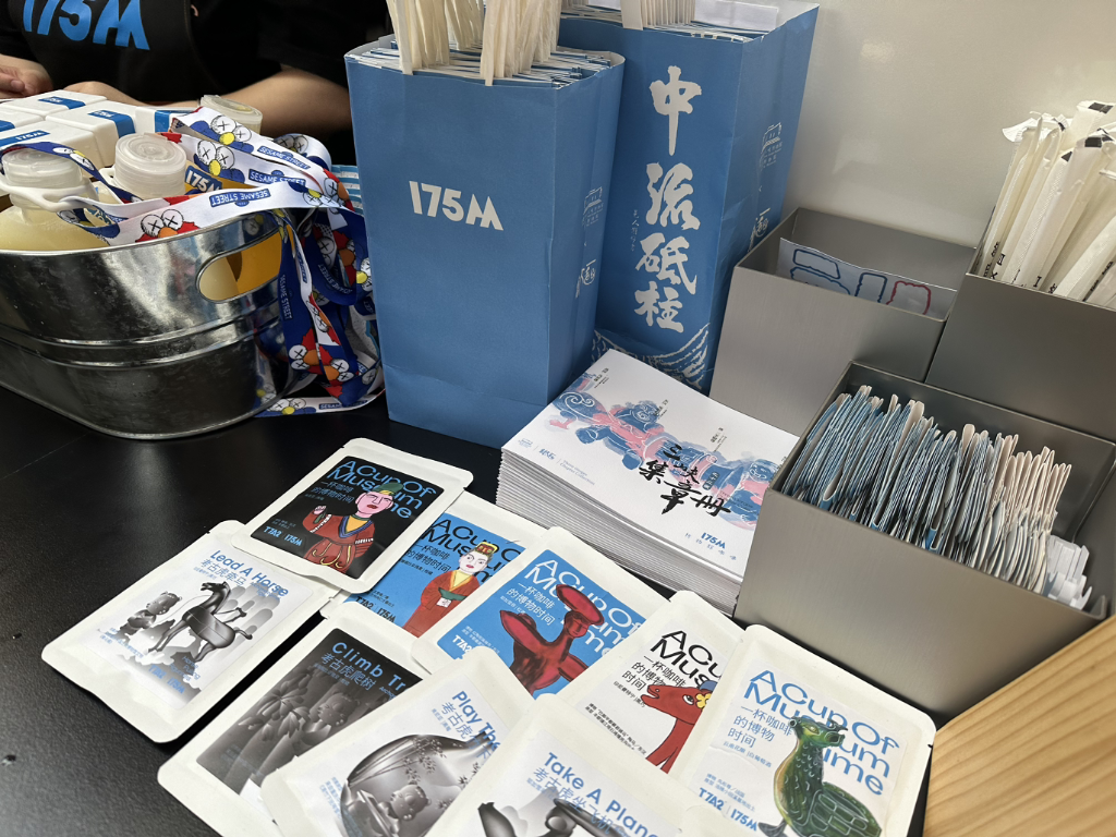 博物馆咖啡一角。华龙网记者 田韵沁 摄