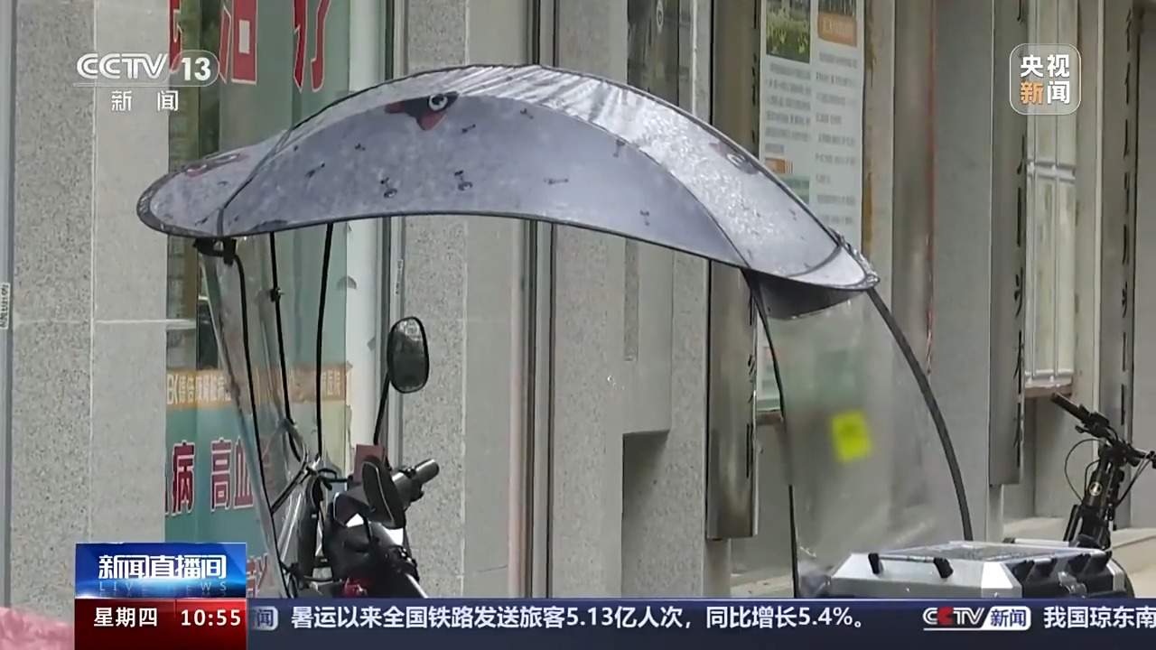 风挡雨篷变“夺命伞”？交警提示：电动车不装它行驶更安全