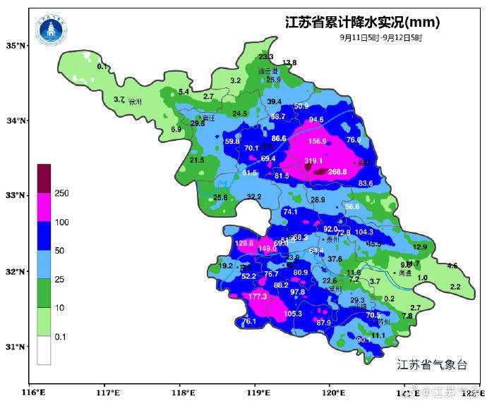 24小时发生雷电活动超6万次！昨天江苏的雨究竟有多大？