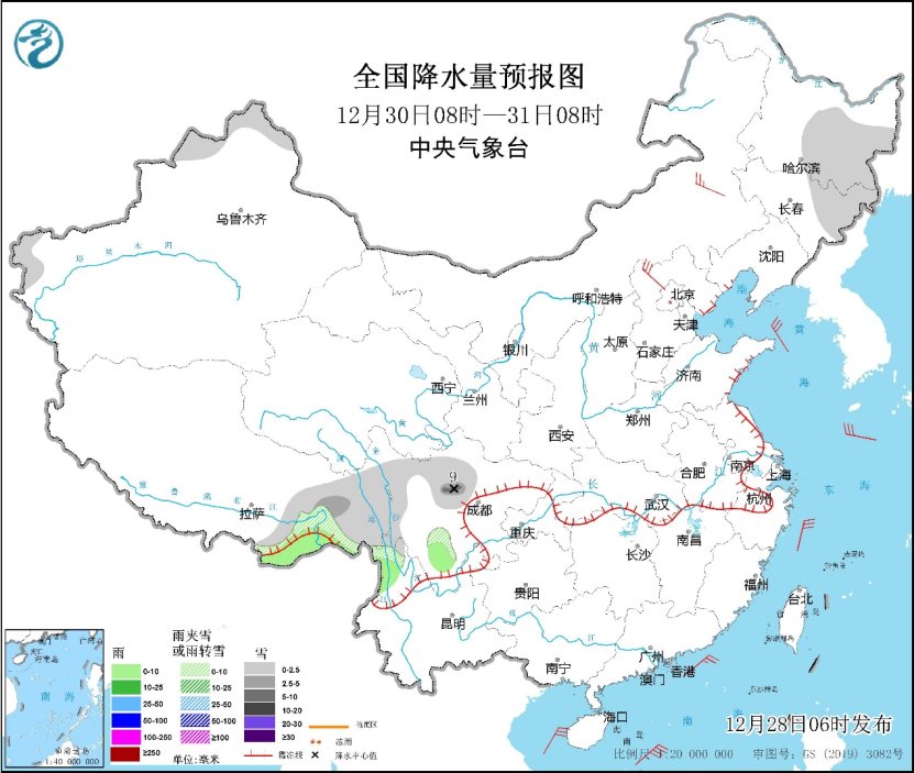 青藏高原等地仍有较强降雪 未来三天北方地区风力较大