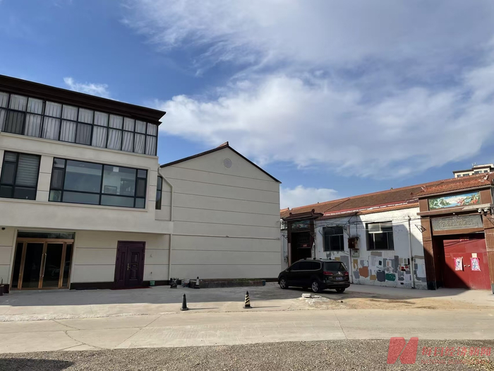 郭、申两家的住宅，左侧为郭家住宅，右侧为申家住宅 图片来源：每经记者 杨煜 摄