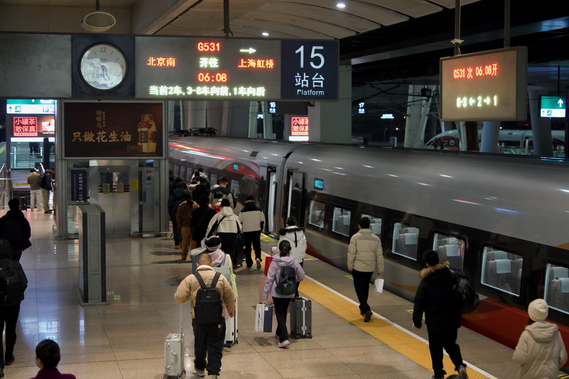 列车运行再加密 京沪高铁最短发车间隔压缩至3分钟