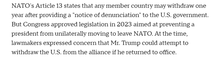 深观察︱仅凭总统一己之力 美国能退出北约这只“纸老虎”吗？