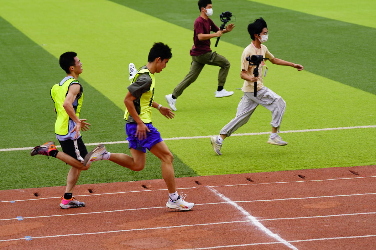 程锦勋抢拍画面（通讯员供图）