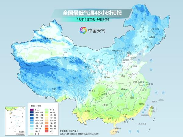 18个省会级城市最高气温创新低 今冬会现极端寒潮吗