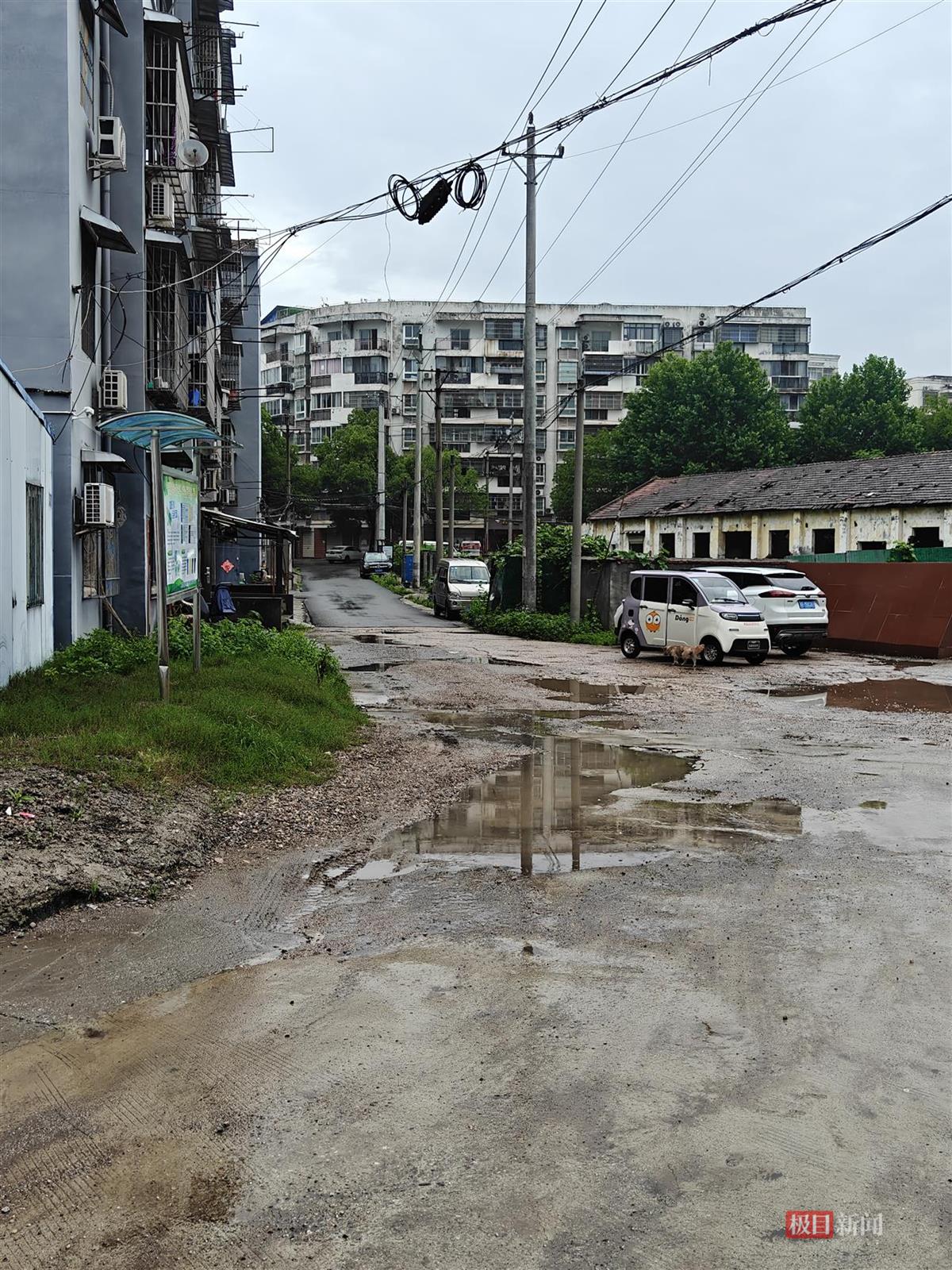 门前道路年久失修破损严重，周边居民苦不堪言急盼解决 | 极目新闻