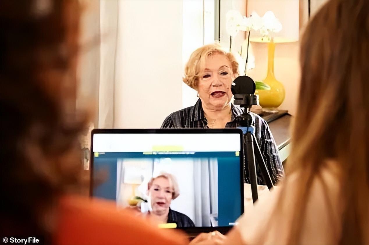 StoryFile公司于2017年推出这项技术 图源：StoryFile