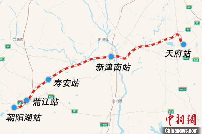 四川成都铁路枢纽天府至朝阳湖段开工建设 | 极目新闻