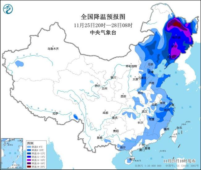 寒潮+暴雪+大风三预警齐发 出行注意保暖