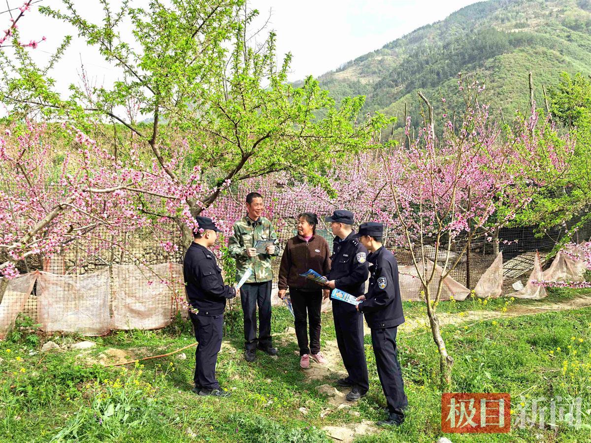 图1：民警在庹家坪一桃园开展反诈宣传.jpg