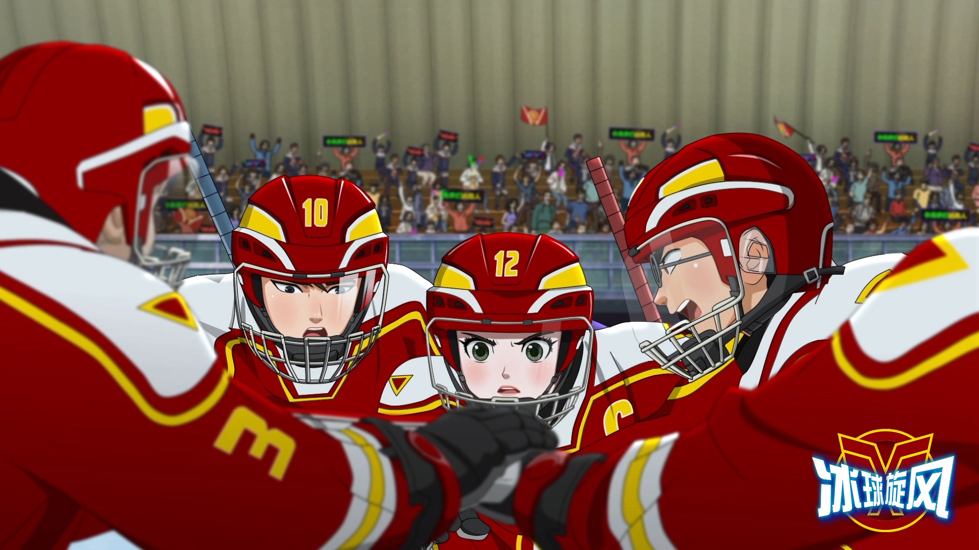 双奥之城刮起青春体育旋风,大型动画片《冰球旋风》开播