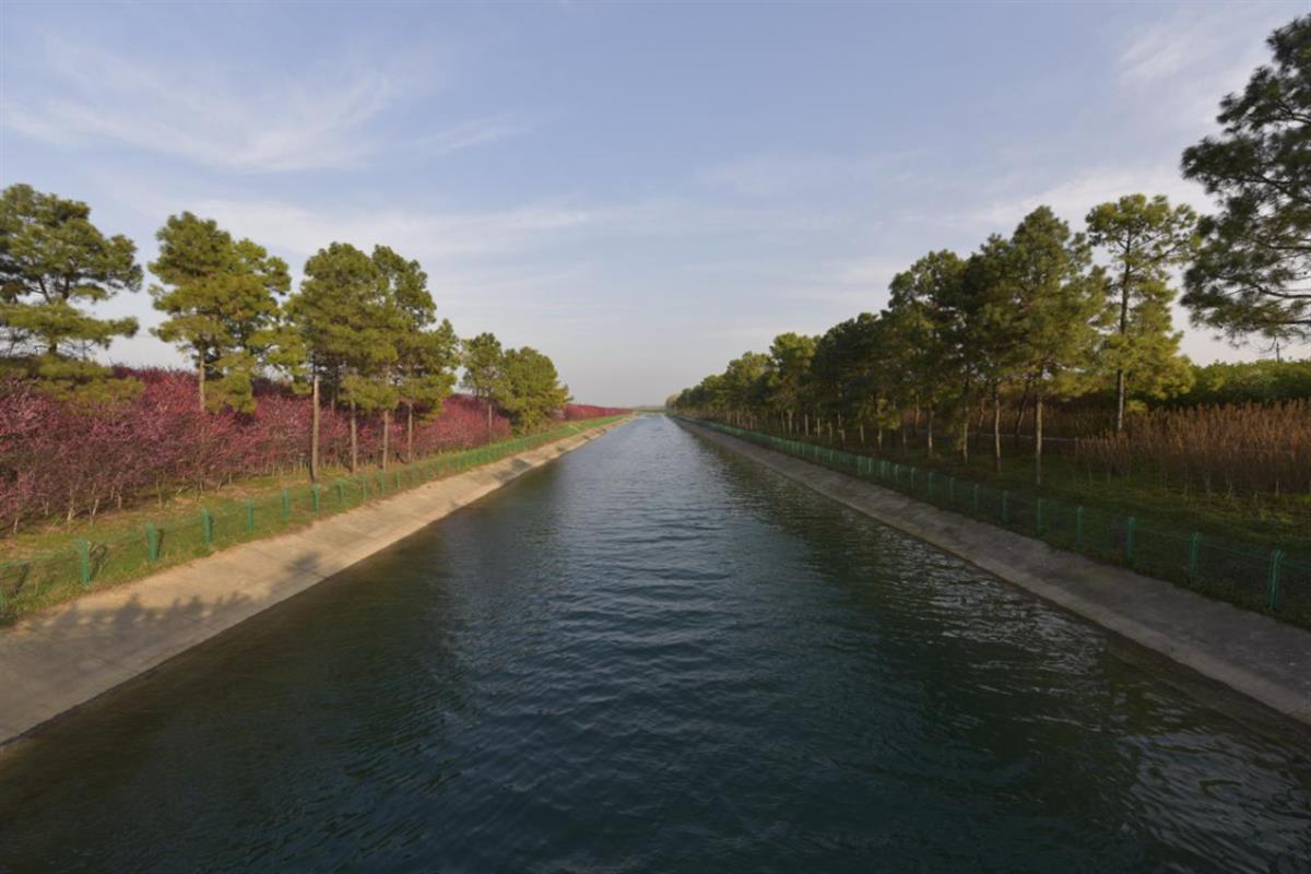 3,襄阳市引丹灌区东风渠灌区位于湖北省宜昌市东南部,东邻沮漳河,西连