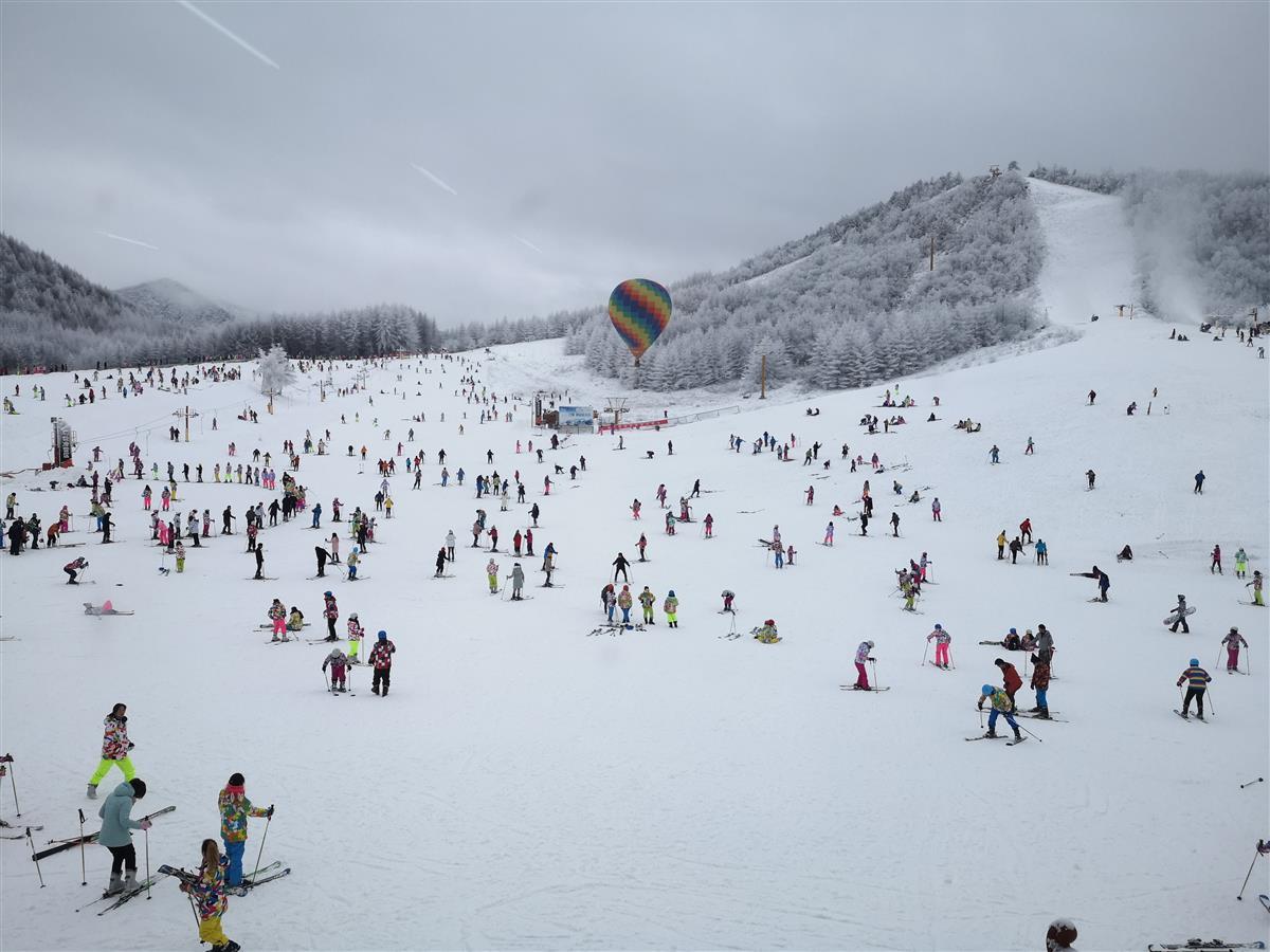深秋时节,神农架的大小滑雪场,正在为一年一度的冰雪季做着最后的准备