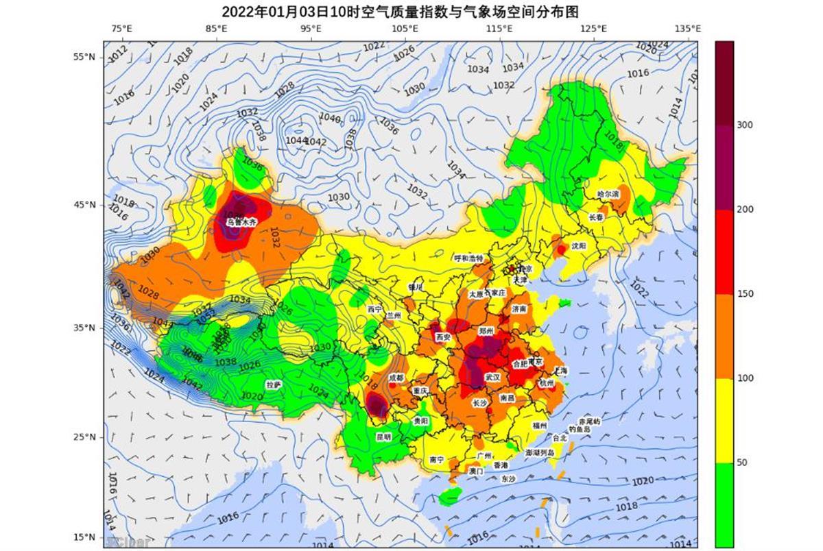 4日武漢部分時段空氣質量或達重度汙染