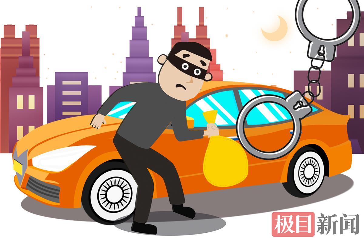 有人专门深夜"拉车门"盗窃财物 | 极目新闻