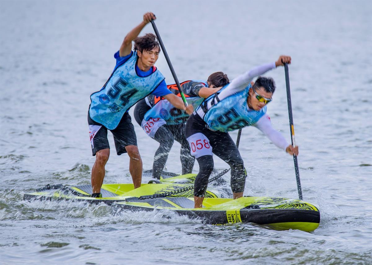 23支队伍参赛2023湖北省桨板公开赛划入黄石磁湖