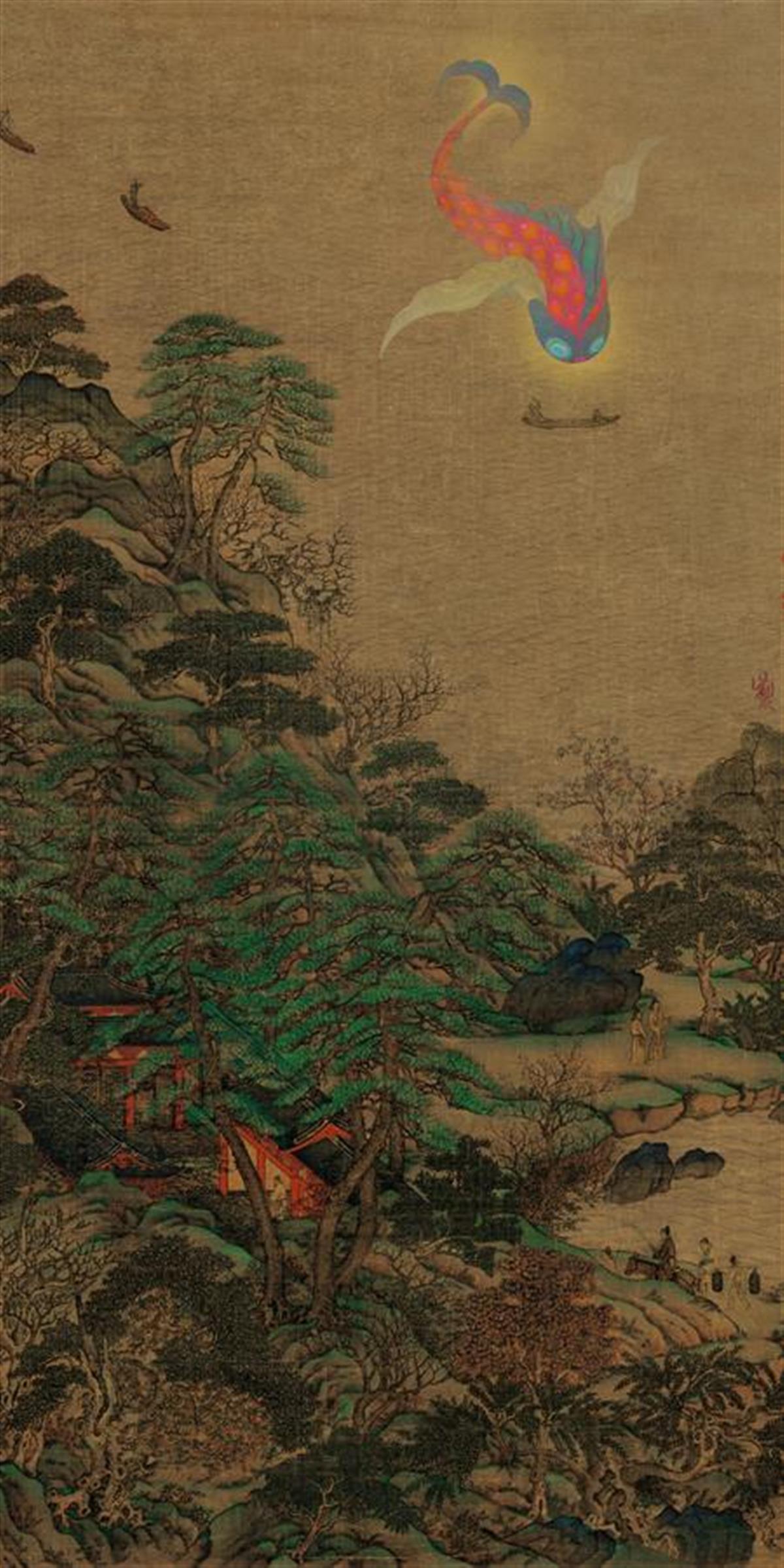 江帆文鳐图 收藏级艺术微喷 65×130cm 2023_副本.png