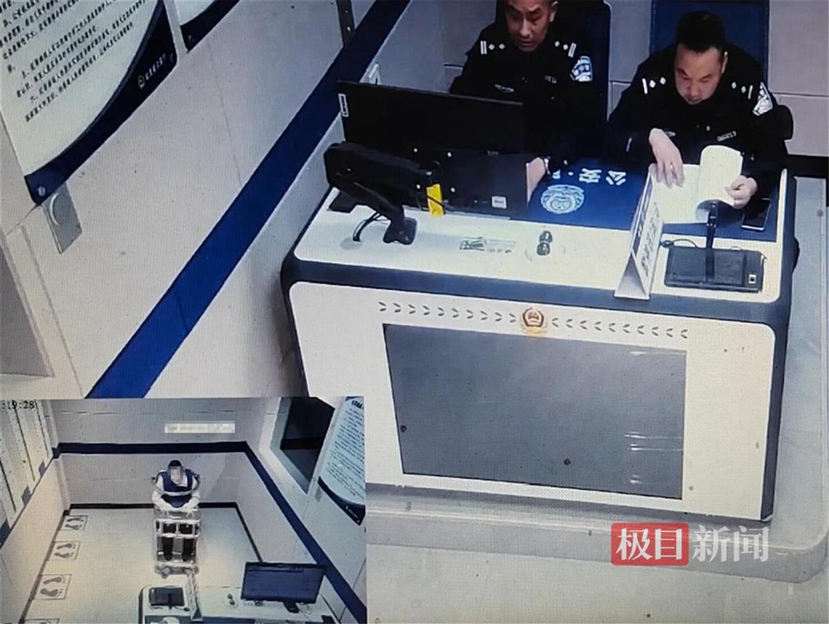 图7：交警在突审交通肇事逃逸驾驶员.jpg