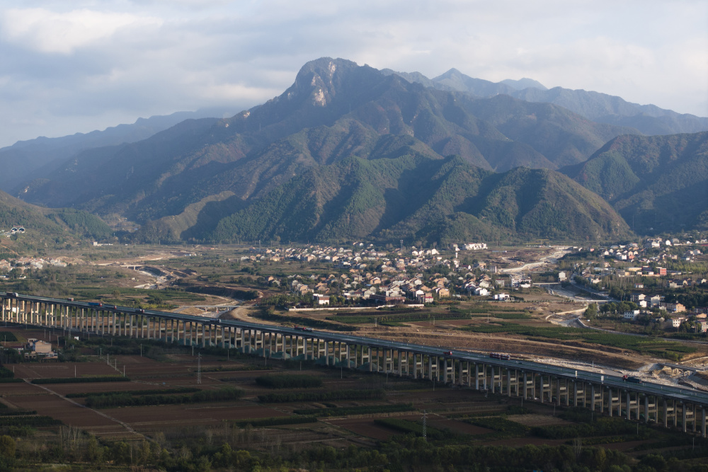 秦岭秋色