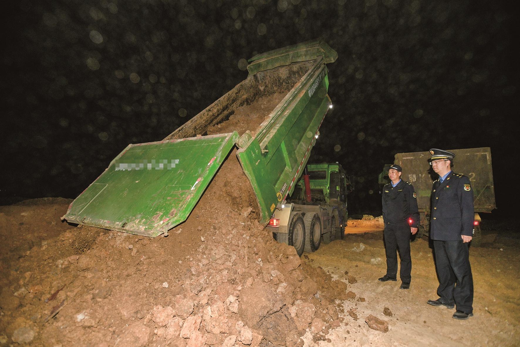 硚口区工地弃土在孝南区消纳