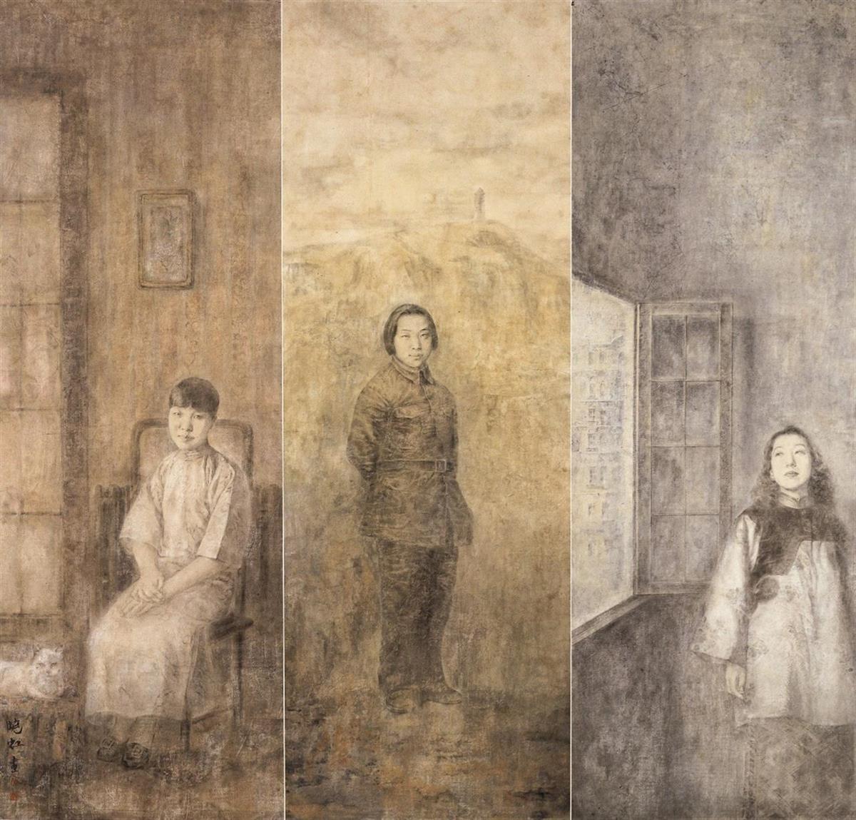 7 《痕迹》作者：谢晓虹创作年代：2004年规格：180cm×200cm品类：纸本工笔.jpg