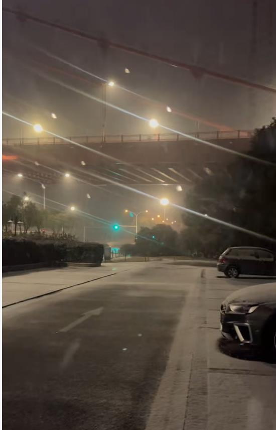 20日凌晨时分，鹦鹉洲大桥附近，已被刷白 冯哲清摄.png