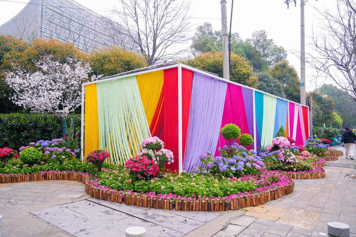 8、半马终点附近，牵手花境 李玲供图.jpg