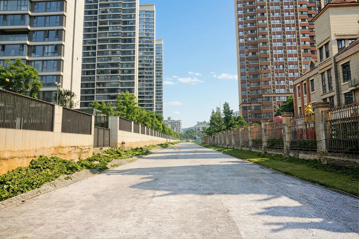 光谷瑞云路施工提速！“绣花功夫”打造民生微循环道路