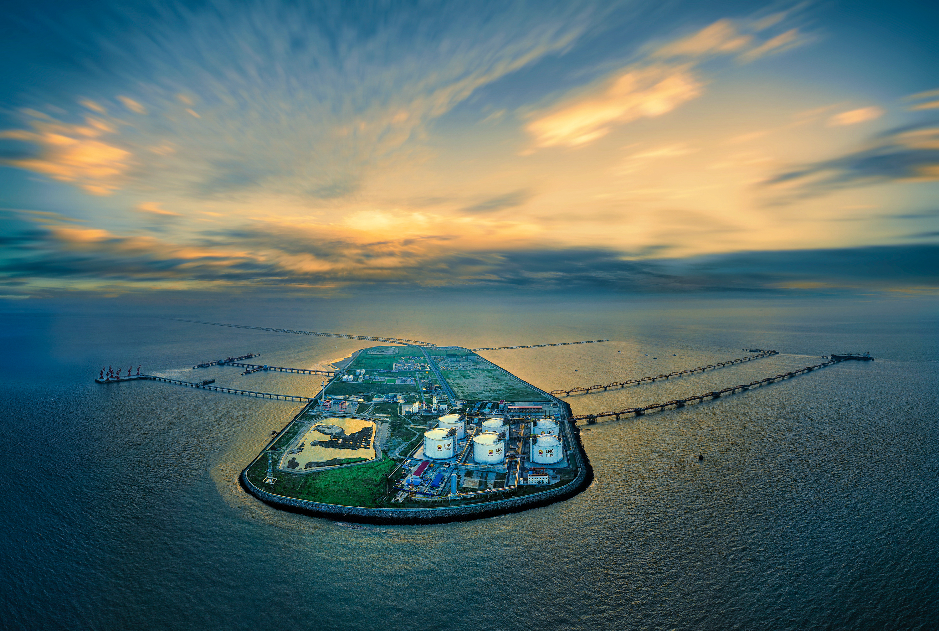 位于南通市如东县洋口港经济开发区的阳光岛,虽然面积只有3平方公里